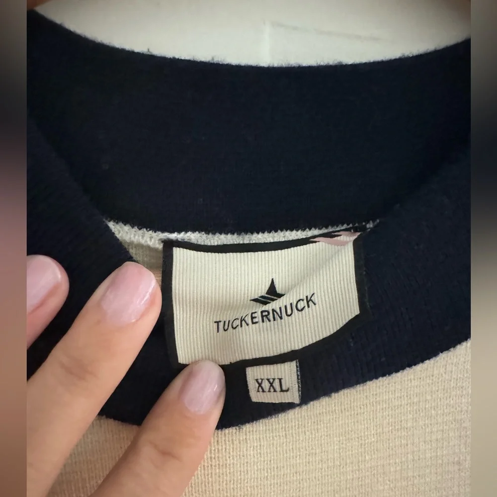 Tuckernuck Cream and Black Dress - Picture 2 of 3